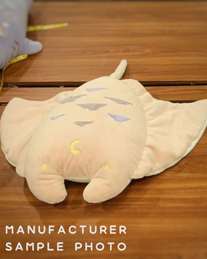 Manta Ray dawn plushie (pink ver)