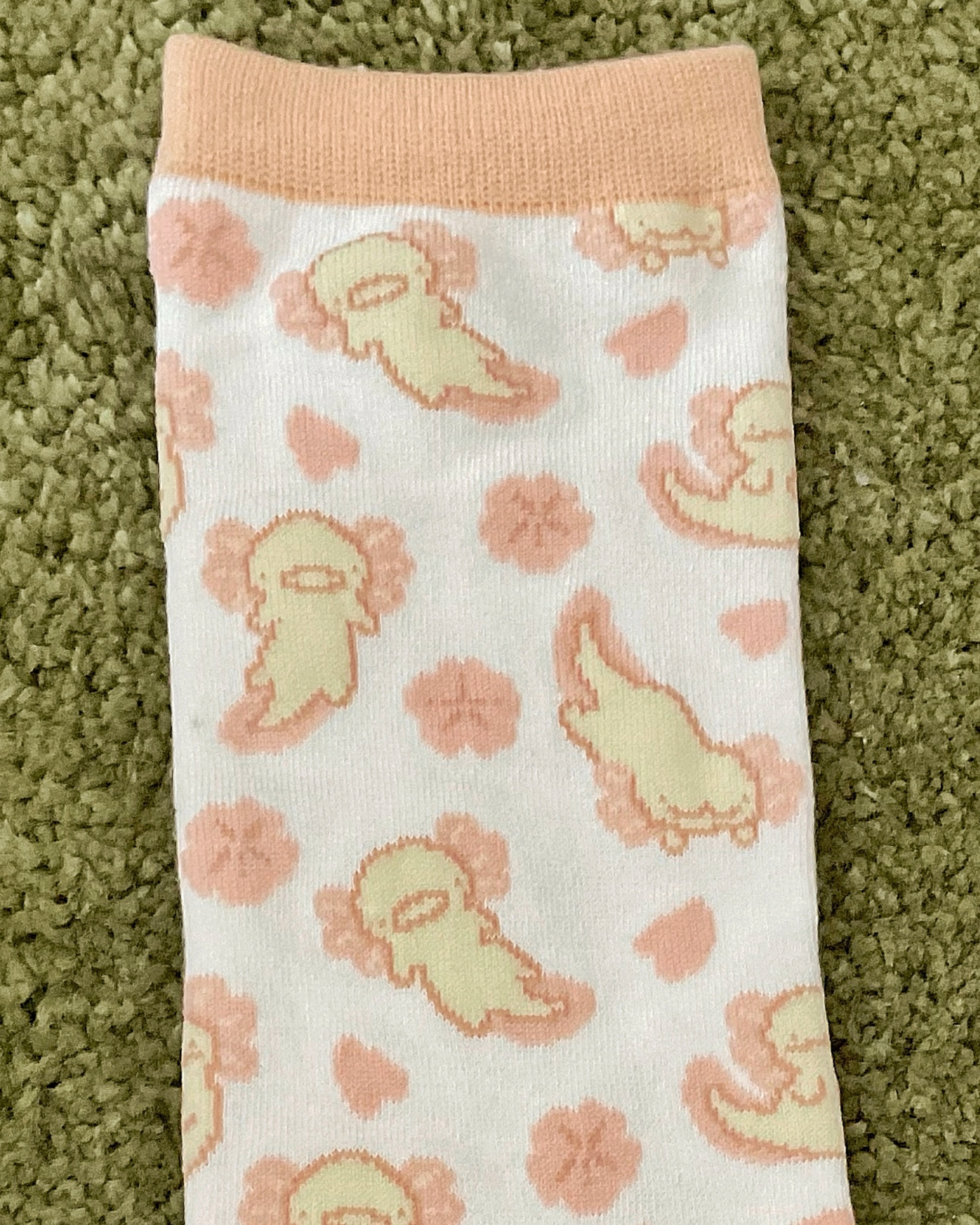 Spring axolotl socks