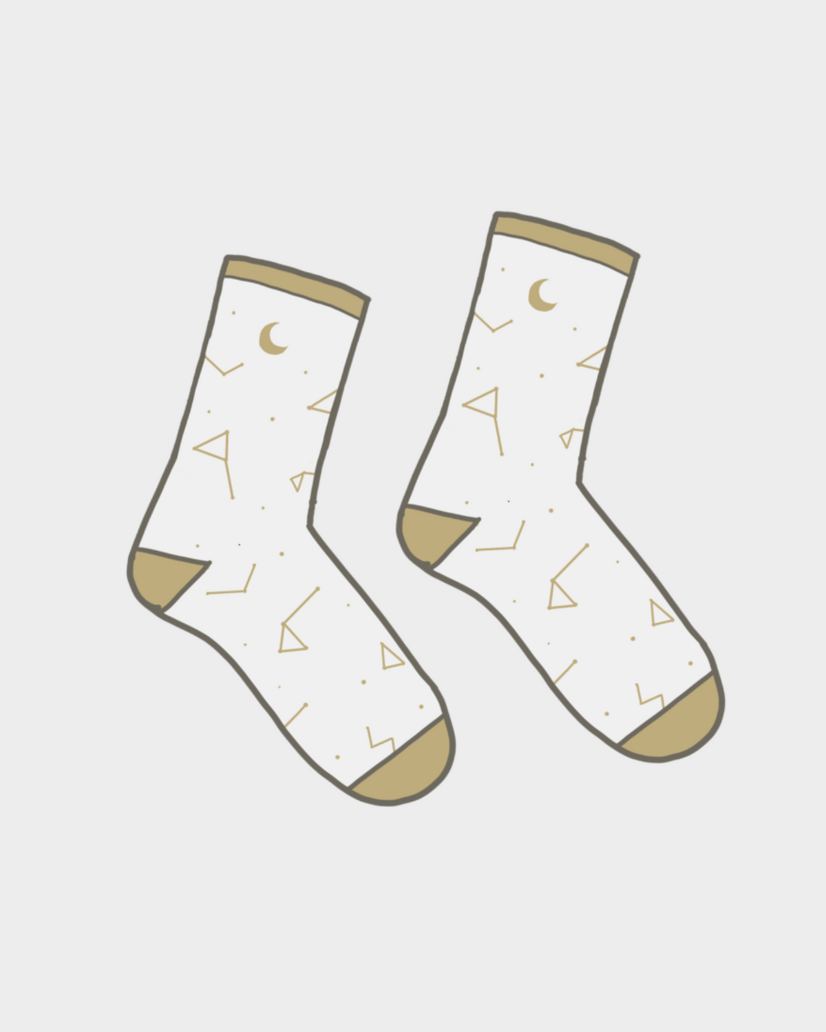 Manta Ray Constellations socks