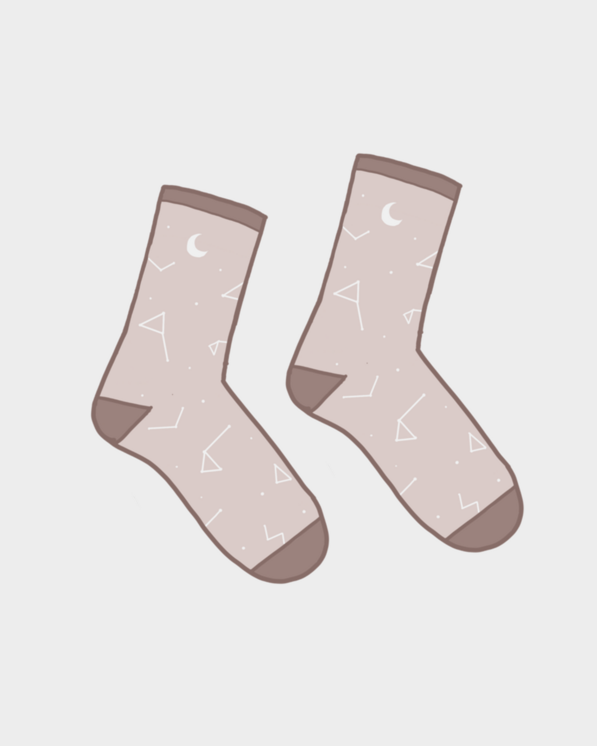 Manta Ray Constellations socks