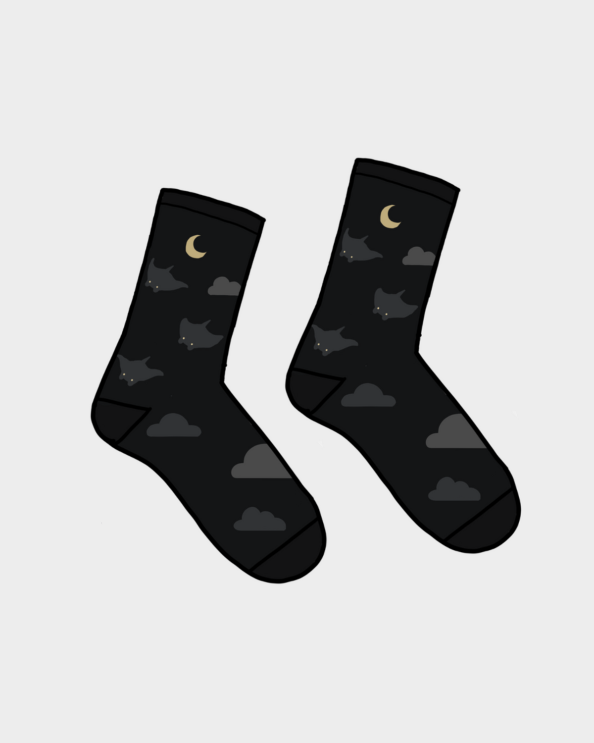 Manta Ray Clouds socks