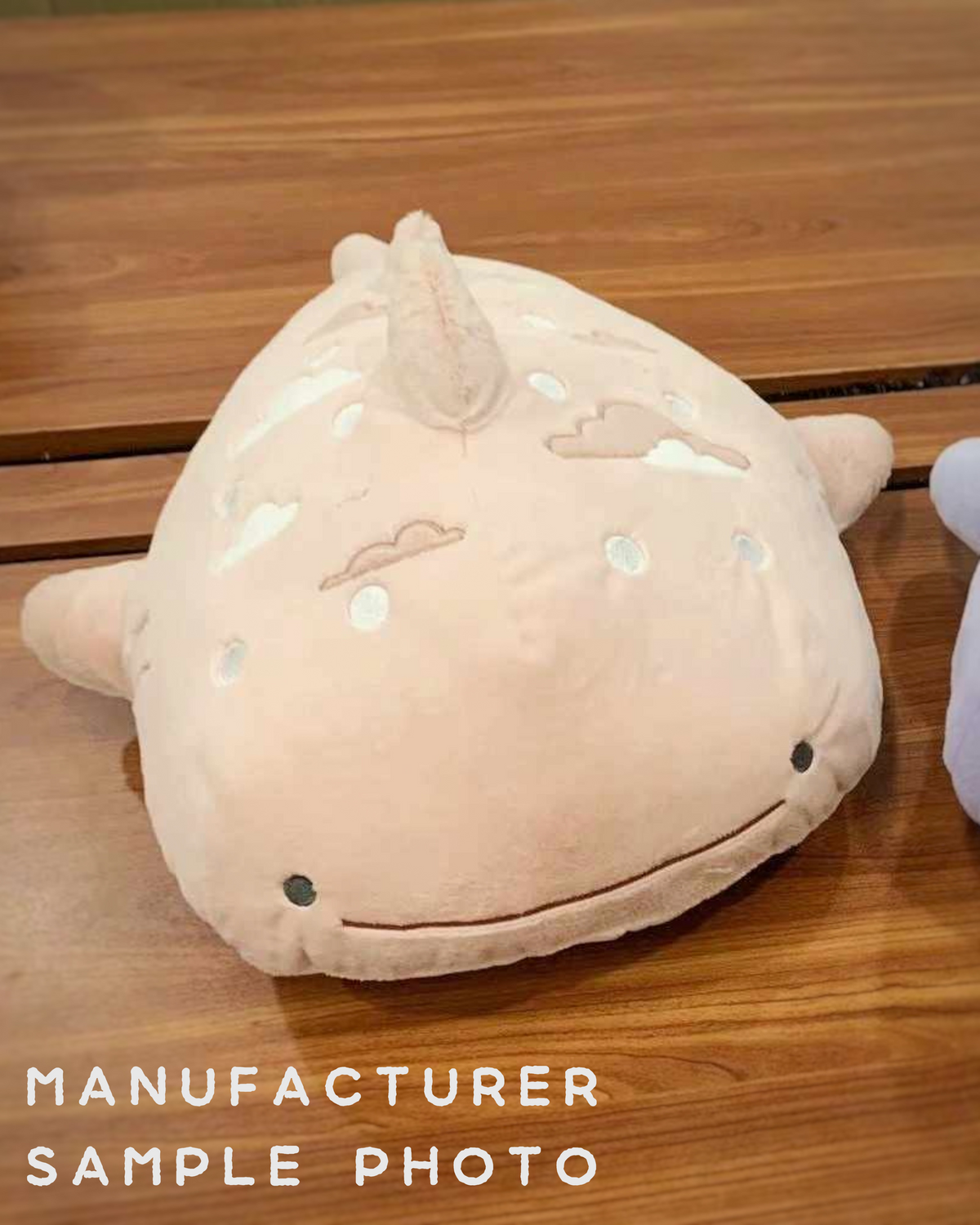 Whale Shark dawn plushie (pink ver)