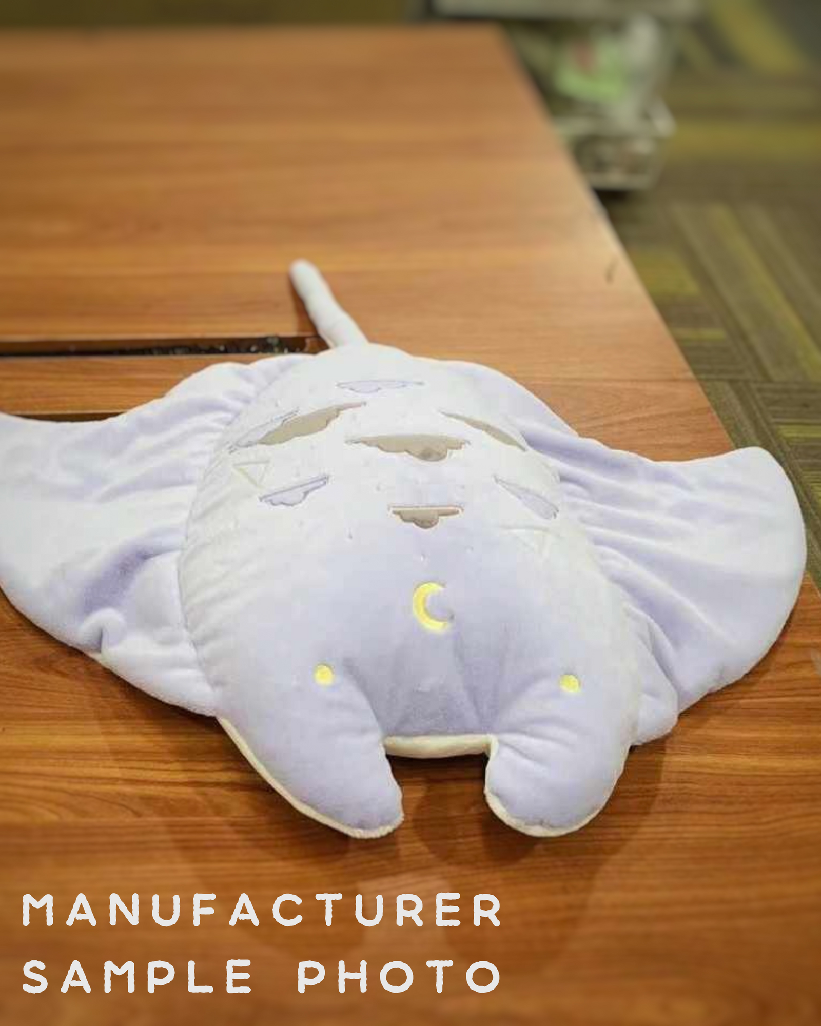 Manta Ray dusk plushie (lilac ver)
