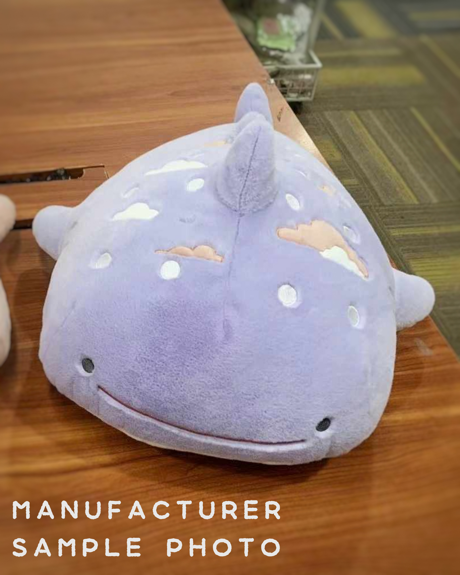 Whale Shark dusk plushie (lilac ver)