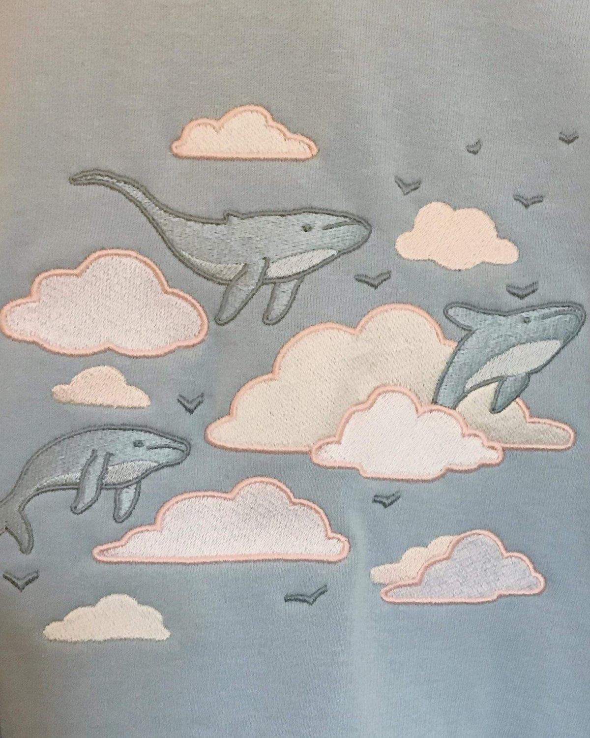 Sky whale hoodie