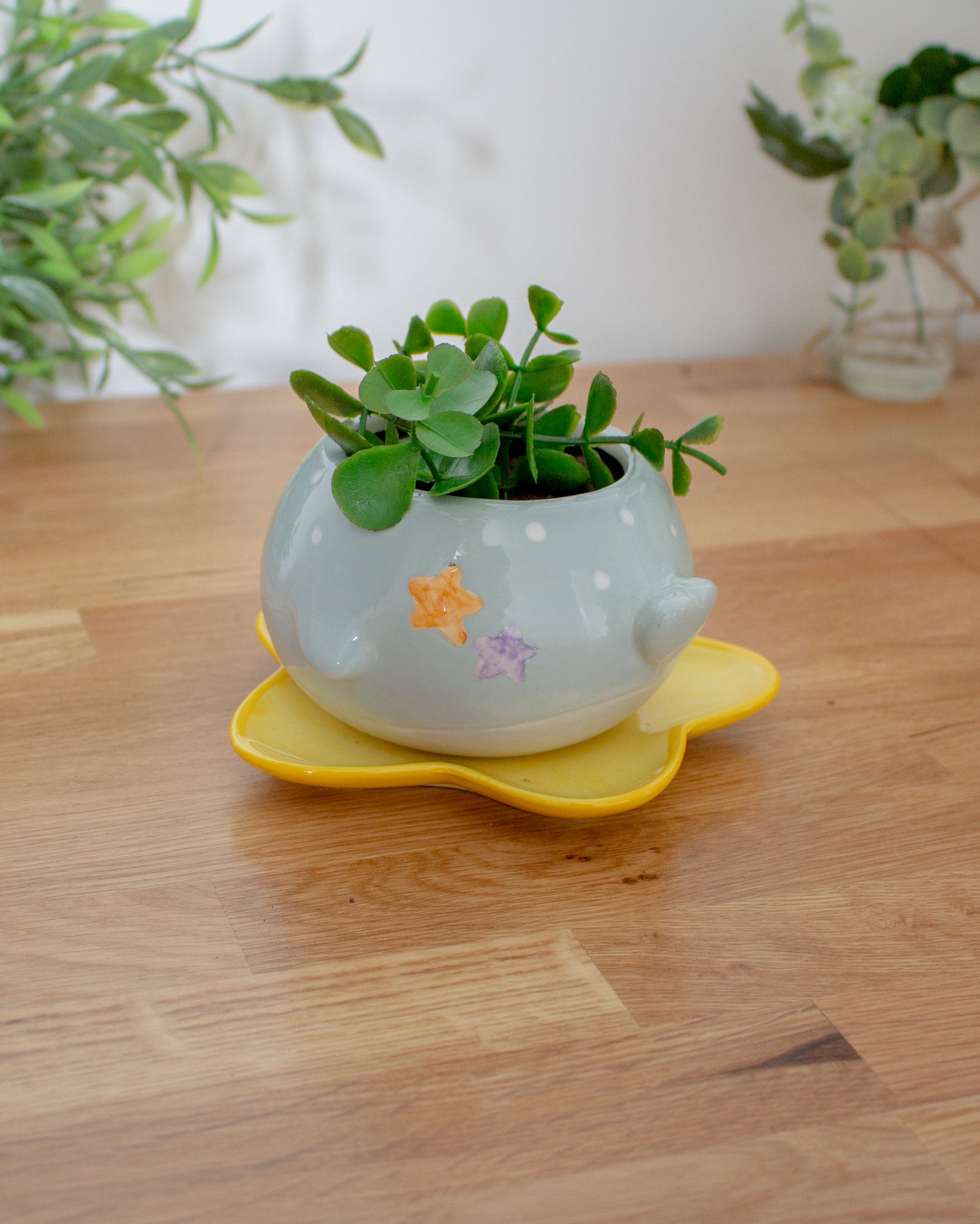 Whale planter