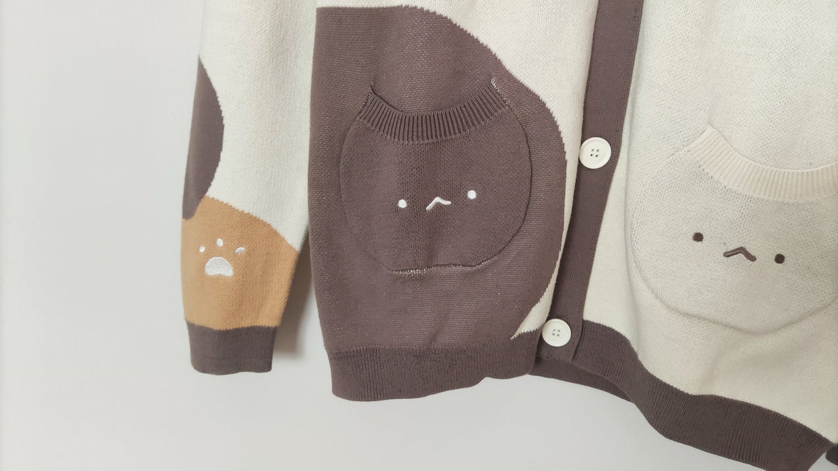 Calico cardigan