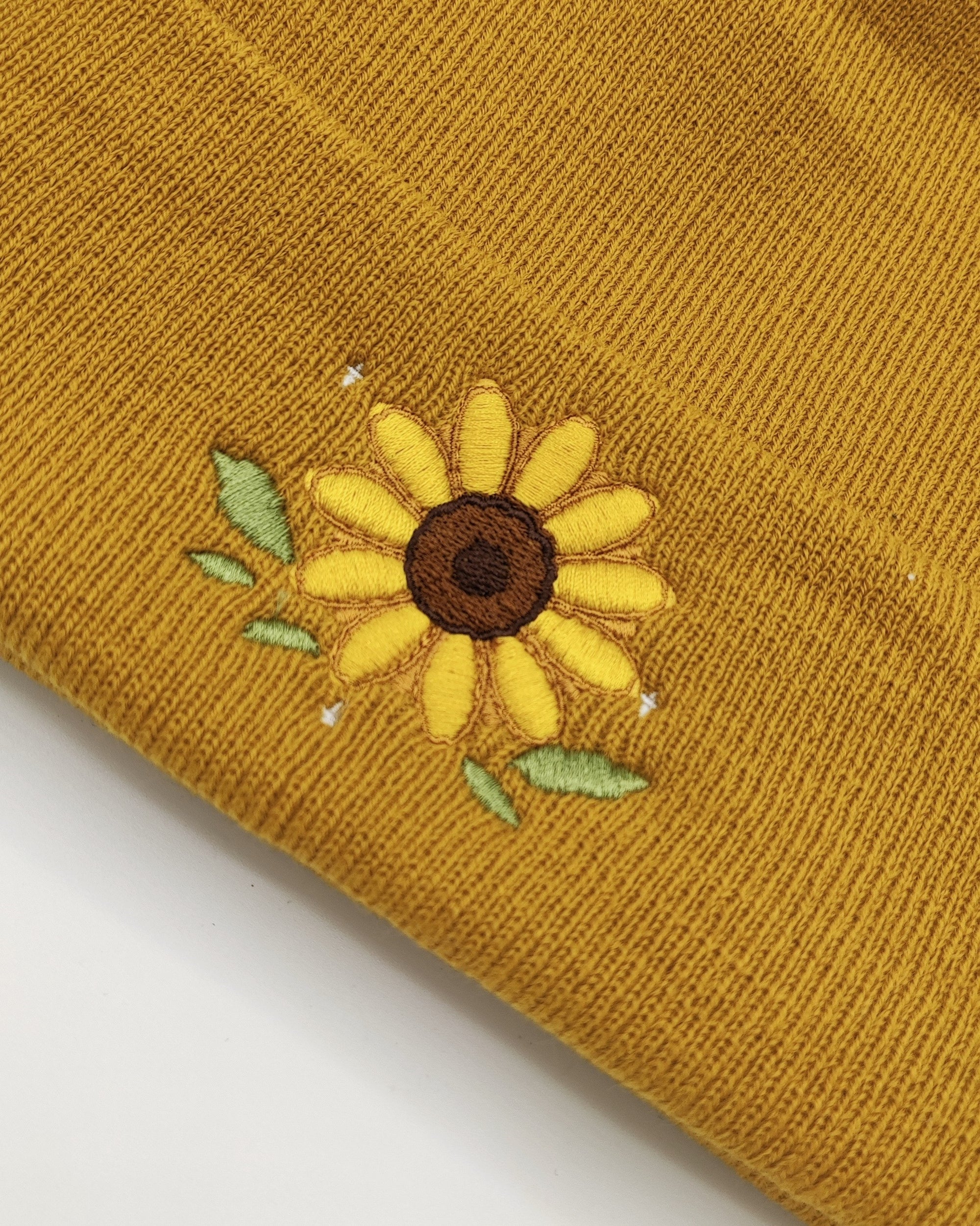 Sunflower beanie