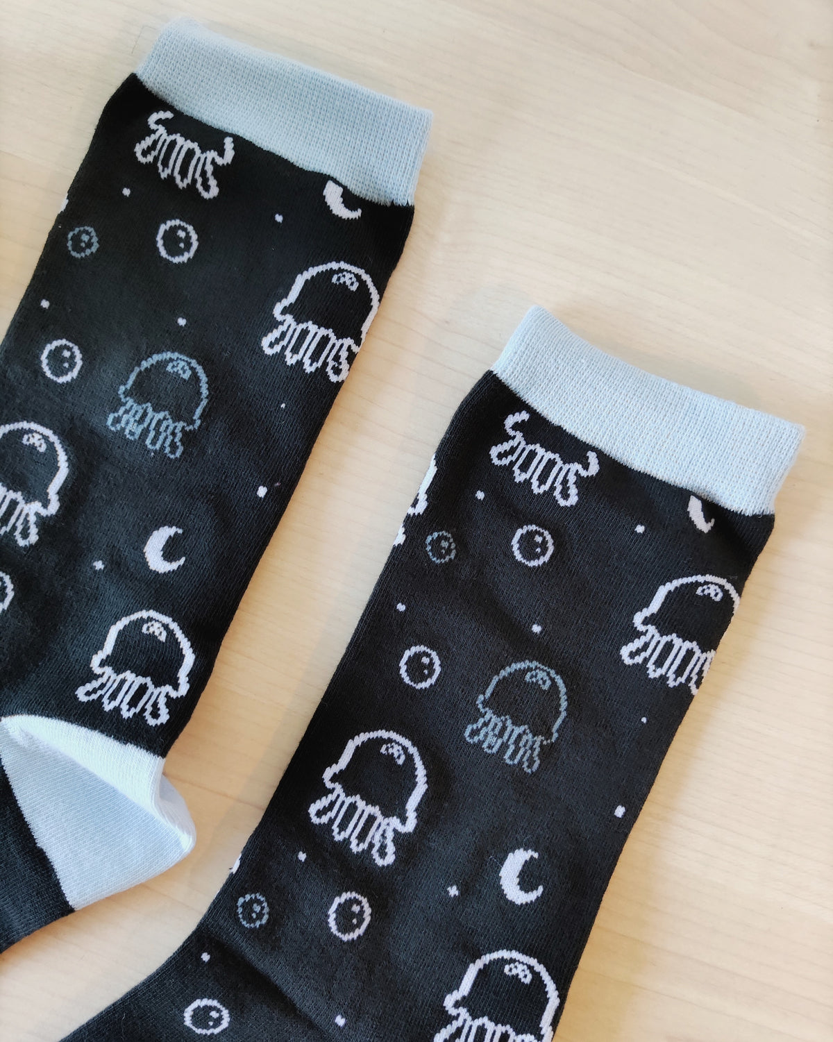 Jellyfish Moon socks