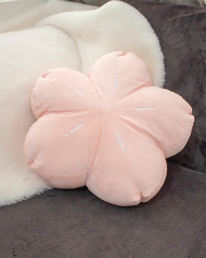 Sakura plush cushion
