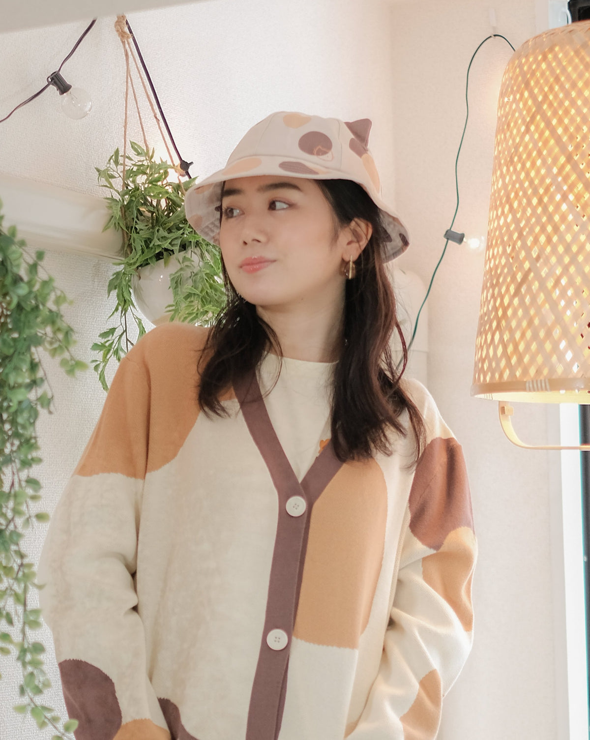 Calico cat bucket hat