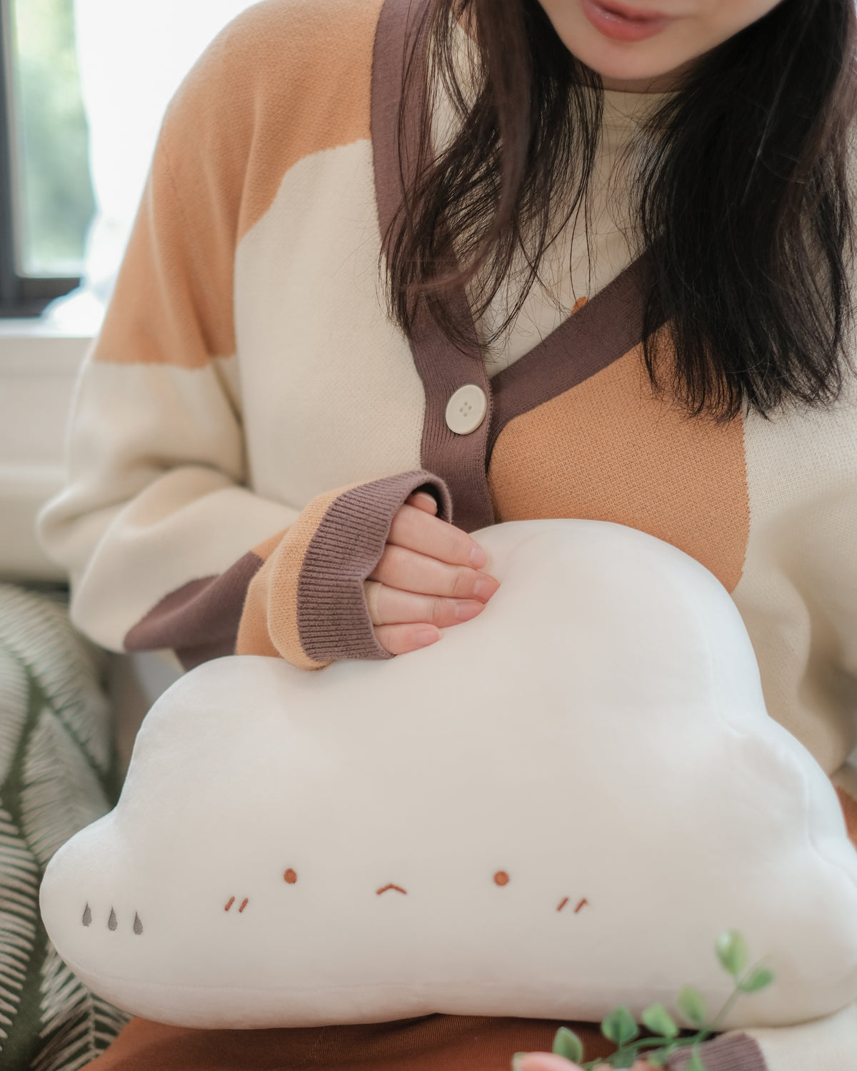 Cloud plush pillow