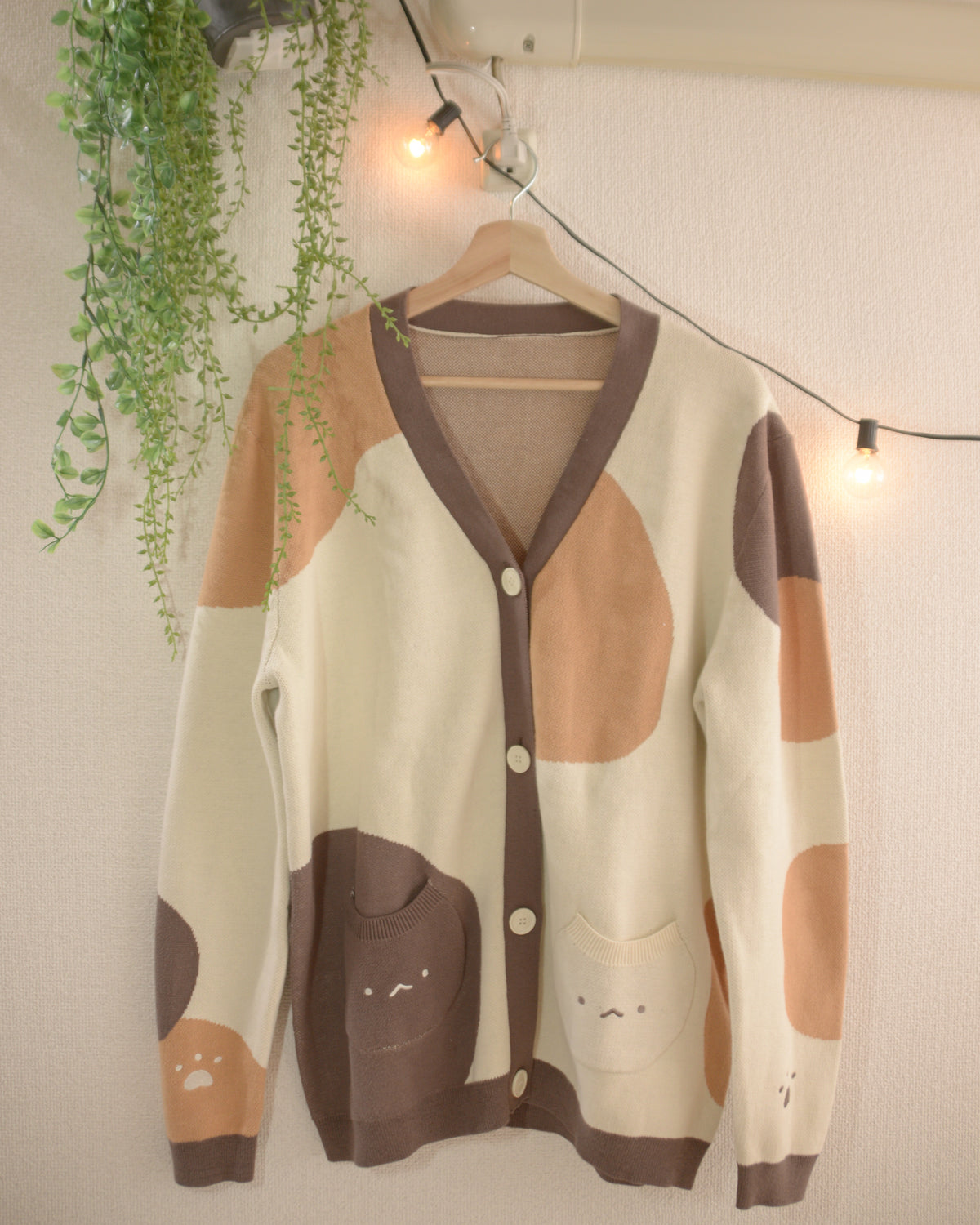 Calico cardigan